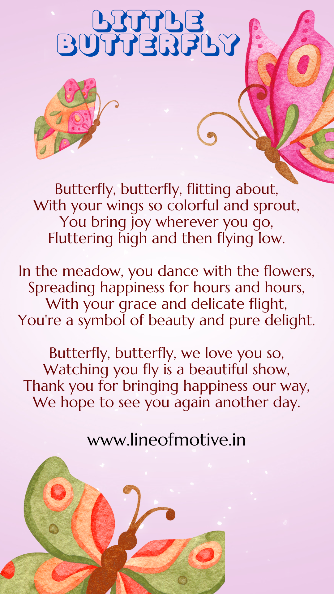 little butterfly rhymes